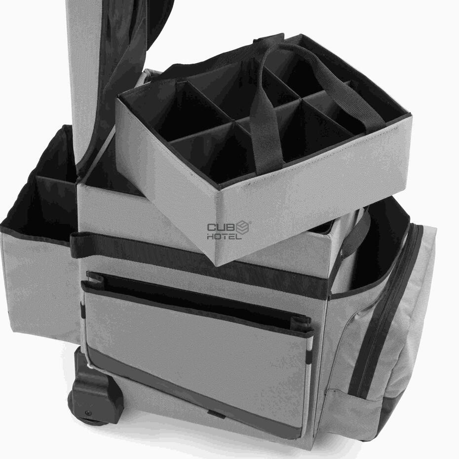 Coche Housekeeping Gris Portátil H-Cube Basic